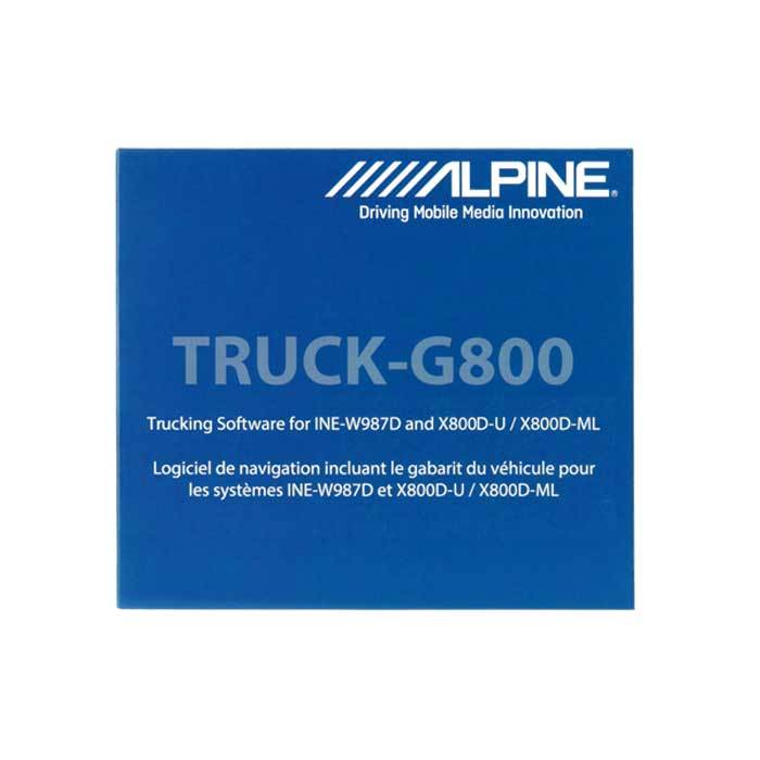 Alpine TRUCK-G800 Truck kort til INEW987D/X800 Bilstereo > Navigation > Universal