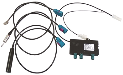DAB/FM antenne splitter med kabel Bilstereo > Antenner