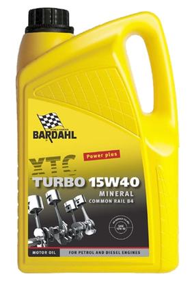 Bardahl Motorolie - XTC 15W/40 Turbo ( Mineralsk baseret ) 5 ltr Olie & Kemi > Motorolie