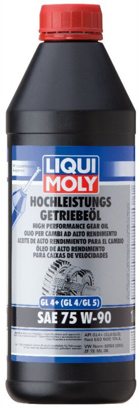 75W90 Gearolie semisyntetisk i 1 liters Gearolie fra Liqui Moly