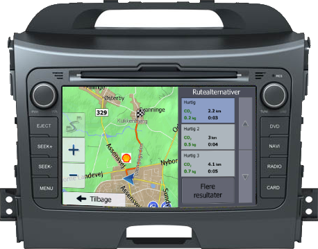 Kia Sportage Navigation Bilstereo > Navigation > Kia