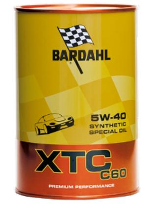 Bardahl Motorolie XTC C60 5W-40 Olie & Kemi > Motorolie