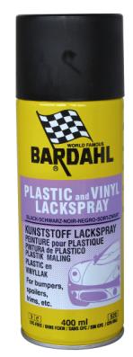 Bardahl Plastik og Vinyl Maling - Sort - 400 ml. Olie & Kemi > Spray