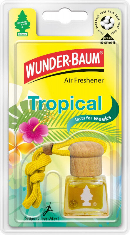Tropical luft frisker flaske / Air Freshener bottle fra Wunderbaum Wunder-Baum dufte