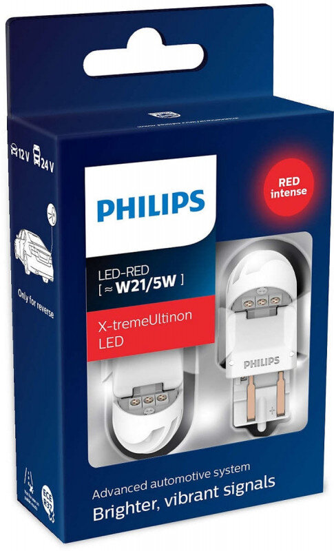 Philips X-tremeUltinon W21/5W LED-RED