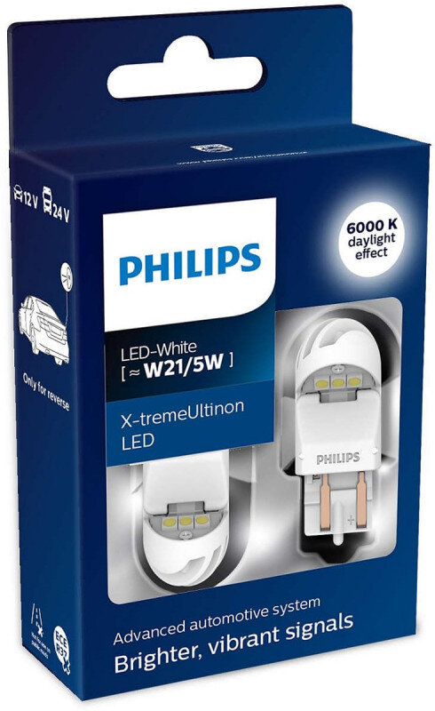Philips X-tremeUltinon W21/5W LED-White
