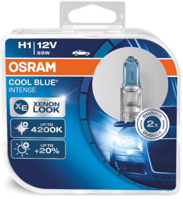 Osram H1 Cool Blue Intense pærer sæt (2 stk) pakke Osram Cool Blue Intense
